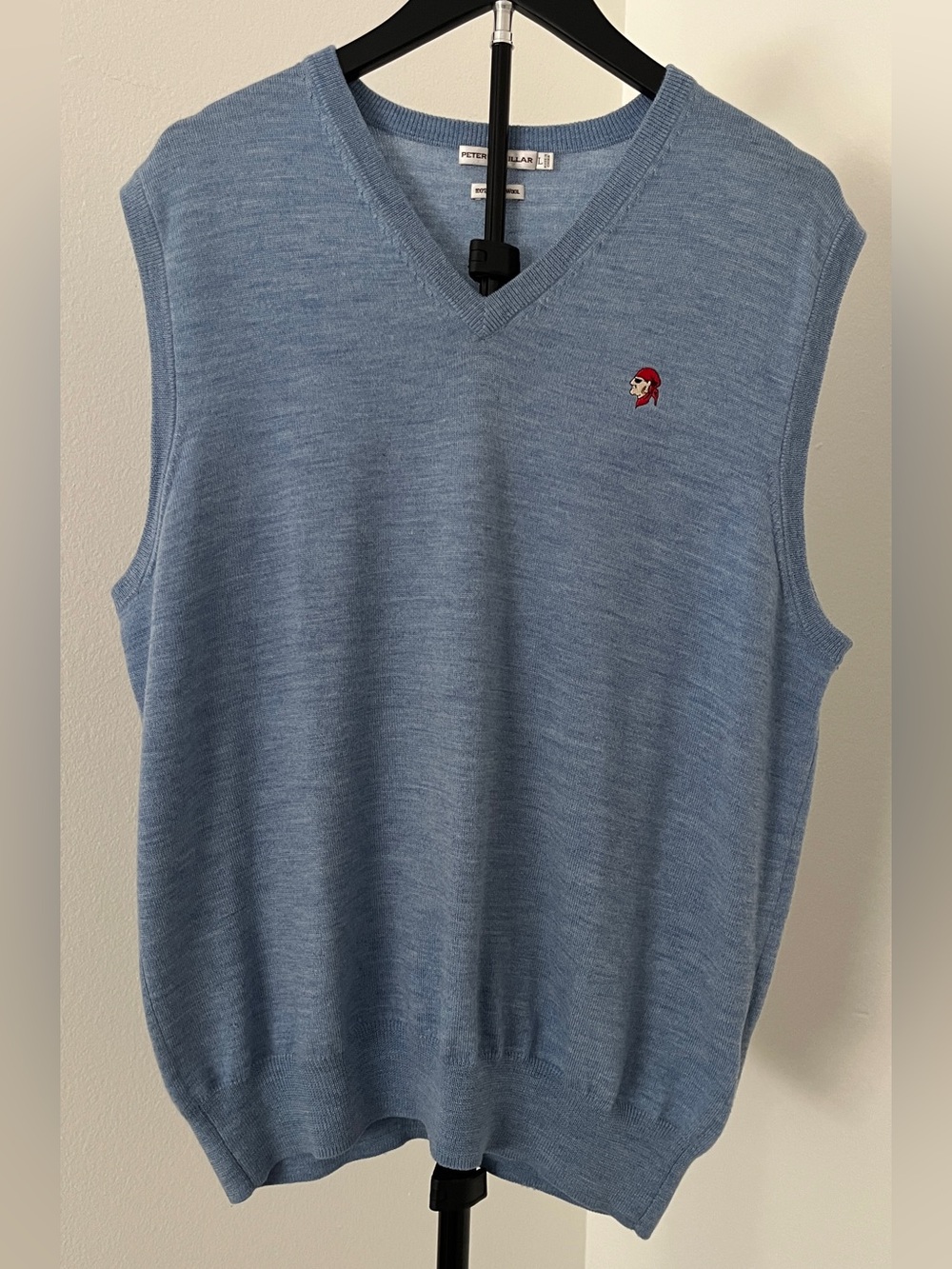 🏴‍☠️ Peter Millar Gasparilla Golf Club Merino Wool Pirate Golf Sweater Vest
